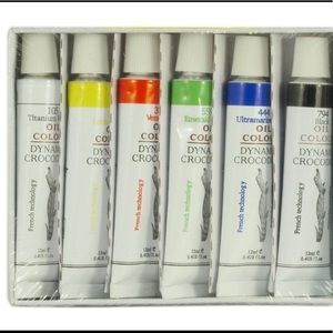 6 COLOR OIL PAINT SET
